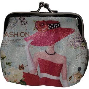 Classic Coin Purse with Fashion Print